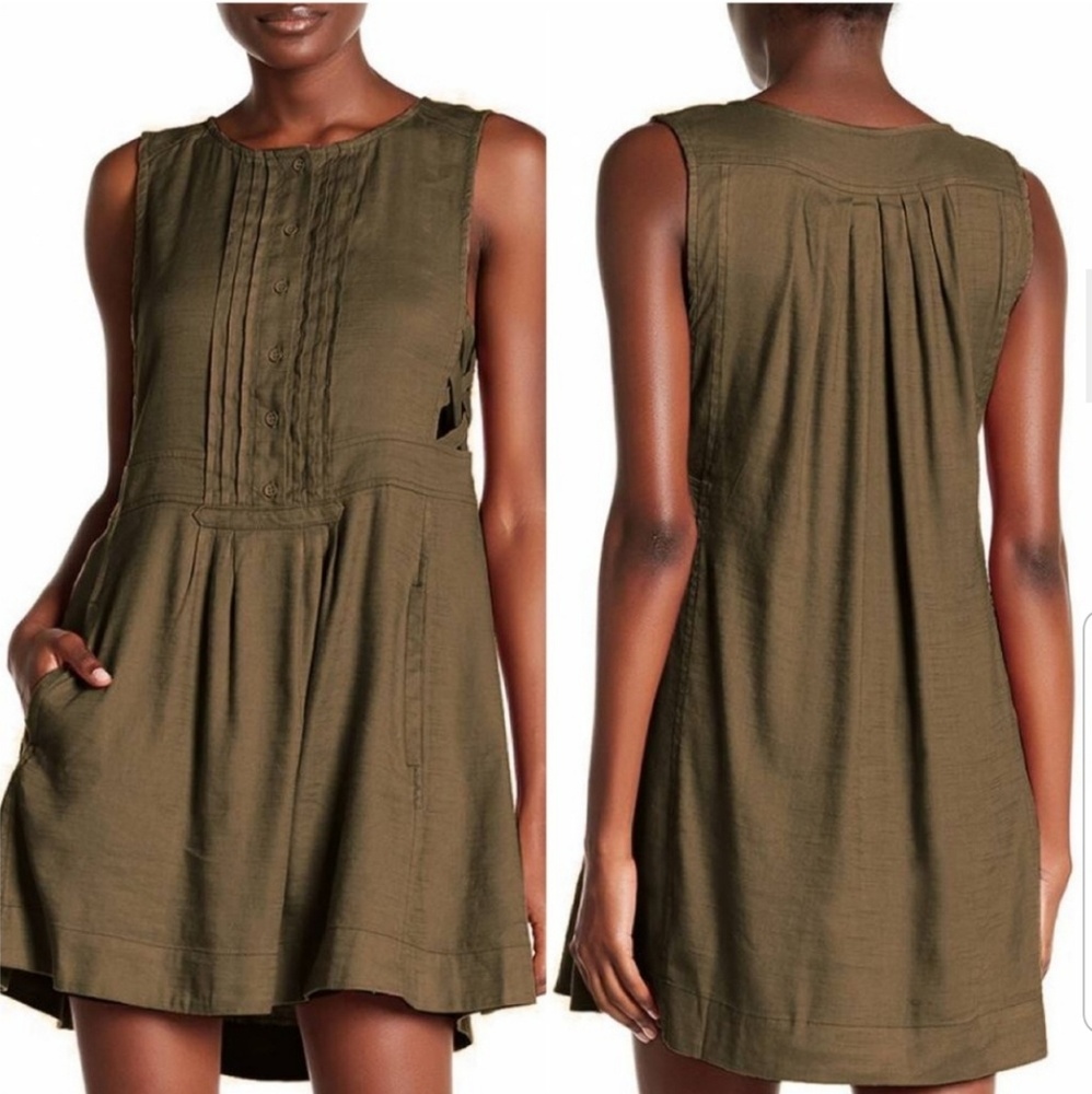 Free People Moonshine Moss Dress - Picture 2 of 7